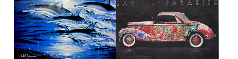 再掲 まぶしく ラッセン 虎の親子 値段交渉可 